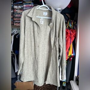 Kuwallatee Corduroy Sage Shacket NWT